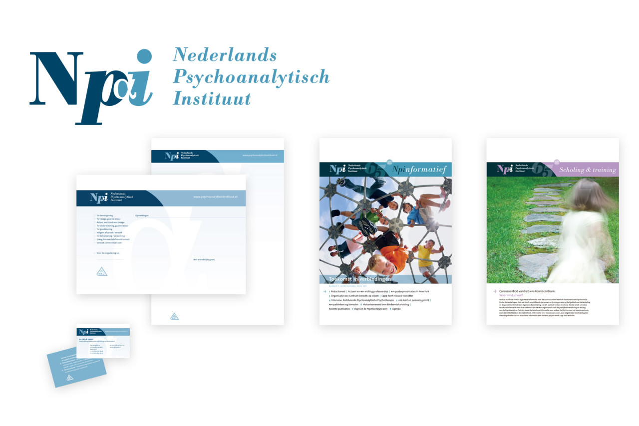 Logo, correspondentiedrukwerk en brochures.